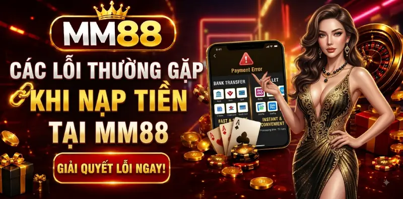 Các lỗi thường gặp khi nạp tiền tại MM88